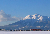 標高1,625mの岩木山(いわきさん)
