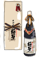 全国新酒鑑評会にて金賞を受賞。香りが華やかで後味スッキリ